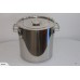 20L STAINLESS STEEL STOCK POT SAUCE With Lock