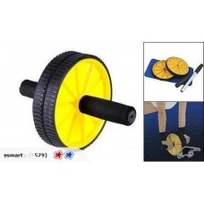 New Dual AB Wheel Exercise Roller With Free Mat